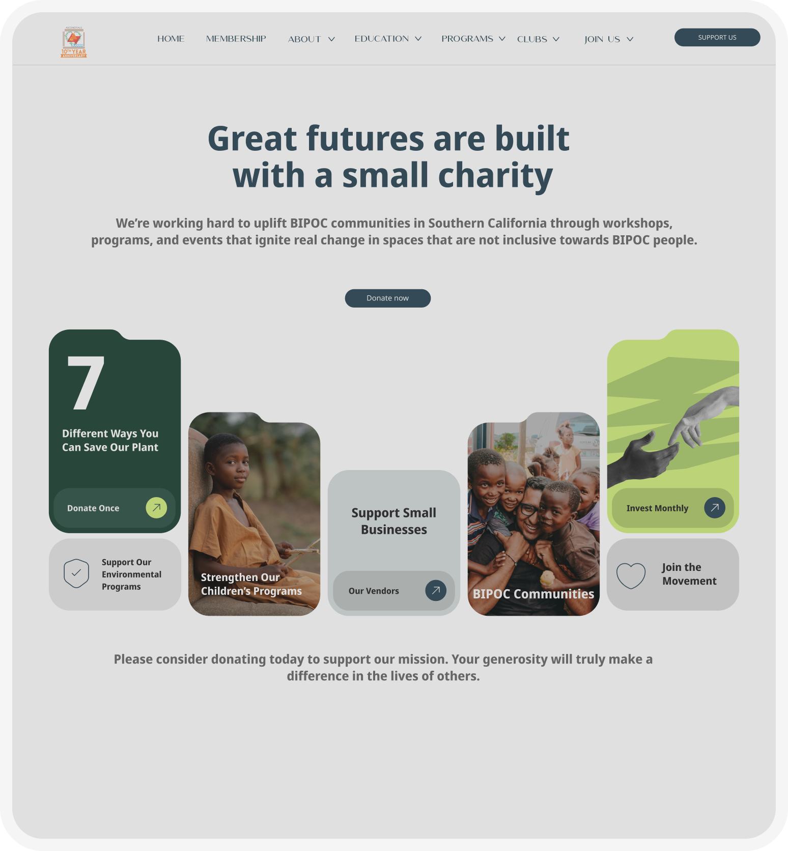 Donation Page